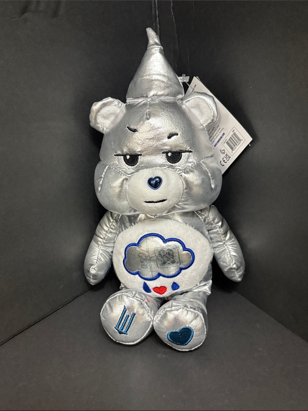 WICKED FOR GOOD MOVIE CARE BEAR GRUMPY BEAR TIN MAN 11”PLUSH